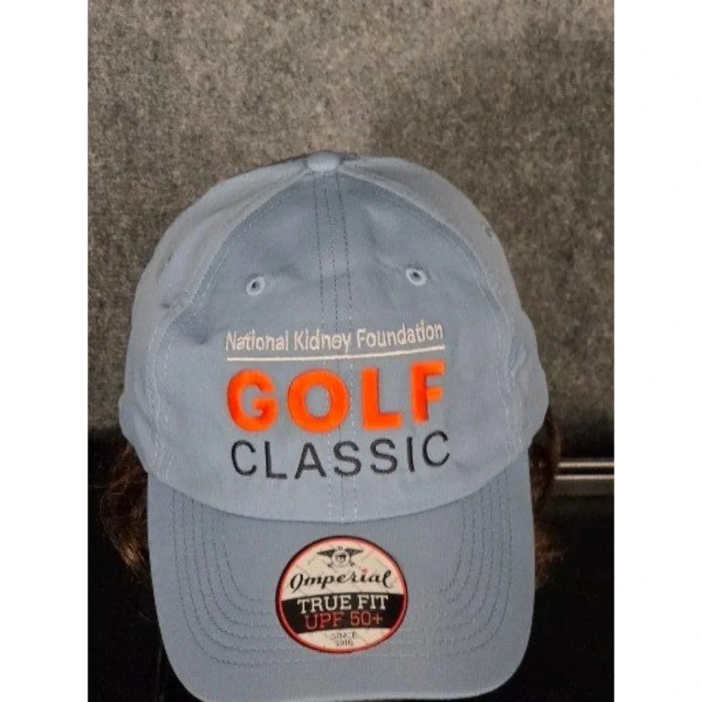 Imperial National‎ Kidney Foundation Golf Classic Blue Adjustable Cap Mens OS